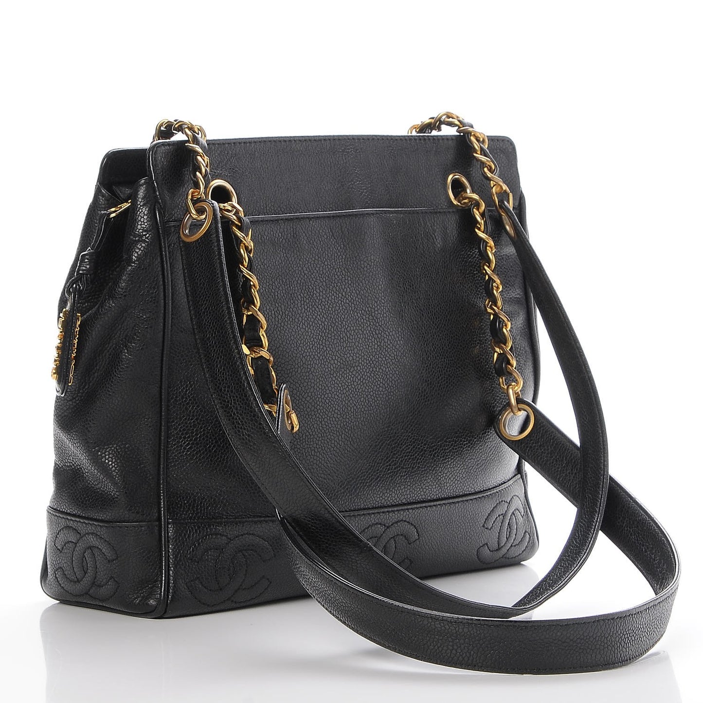 Caviar Shoulder Bag Black