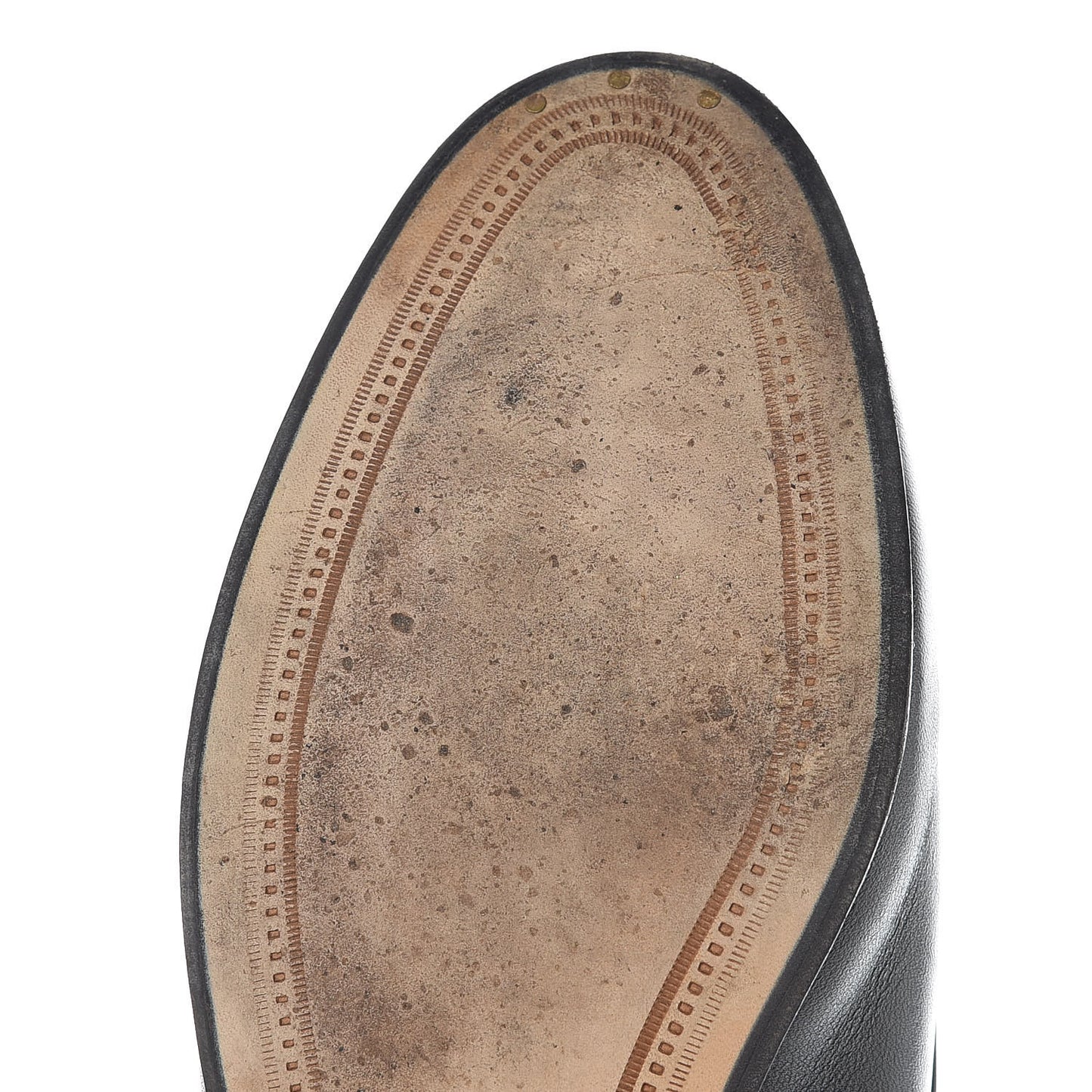 Lambskin Womens Brixton Horsebit Loafers 38.5 Black