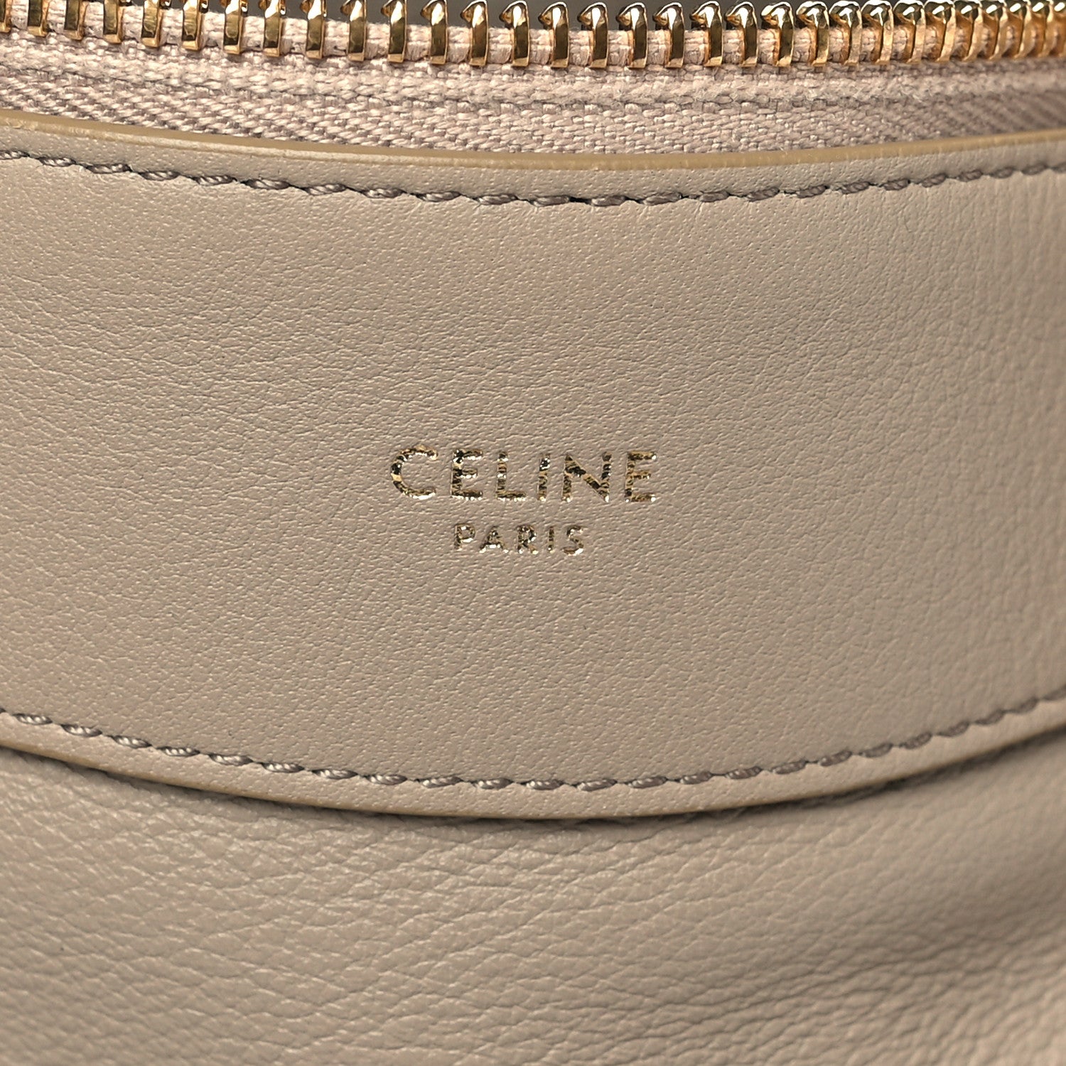 Celine Supple Calfskin Medium Romy Shoulder Bag Safari 6 of 9