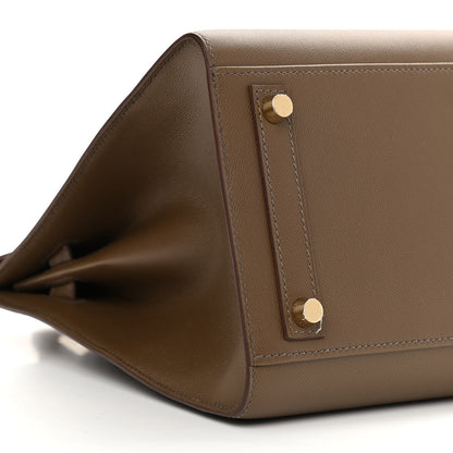 Hermes Madame Calfskin Birkin Sellier 30 Toundra 9 of 13
