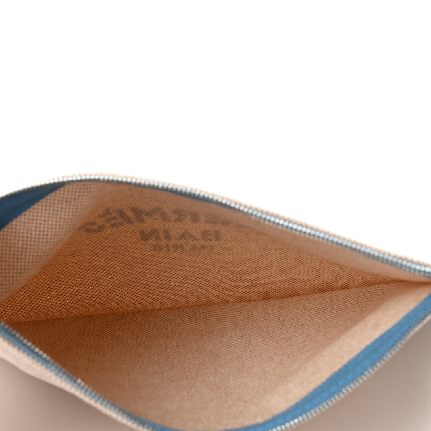 Hermes Toile Flat Yachting Pouch Bleu Horizon 5 of 7