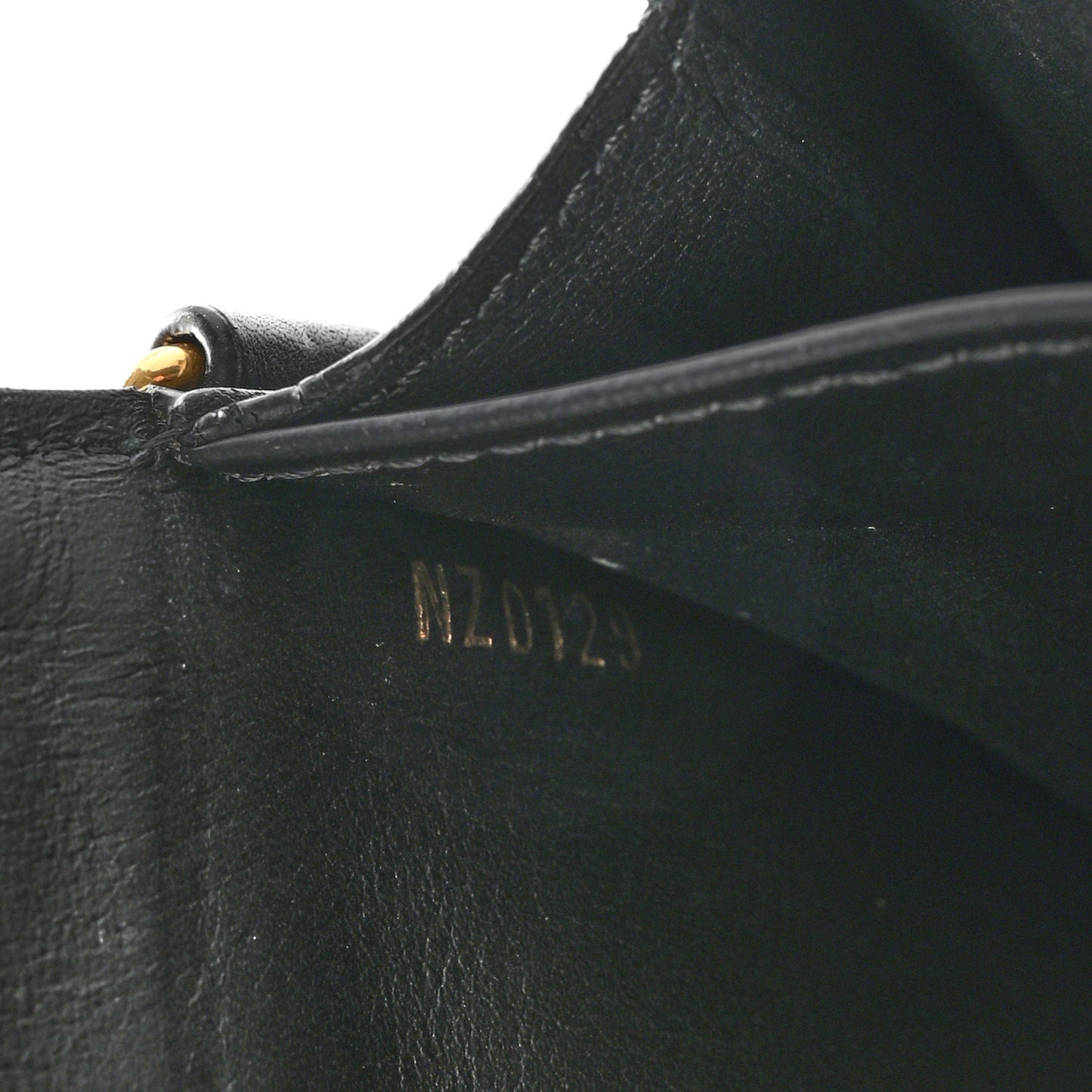 Calfskin Love Lock New Wave Long Wallet Black