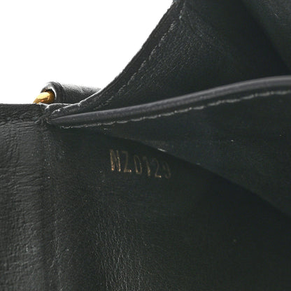 Louis Vuitton Calfskin Love Lock New Wave Long Wallet Black 7 of 14