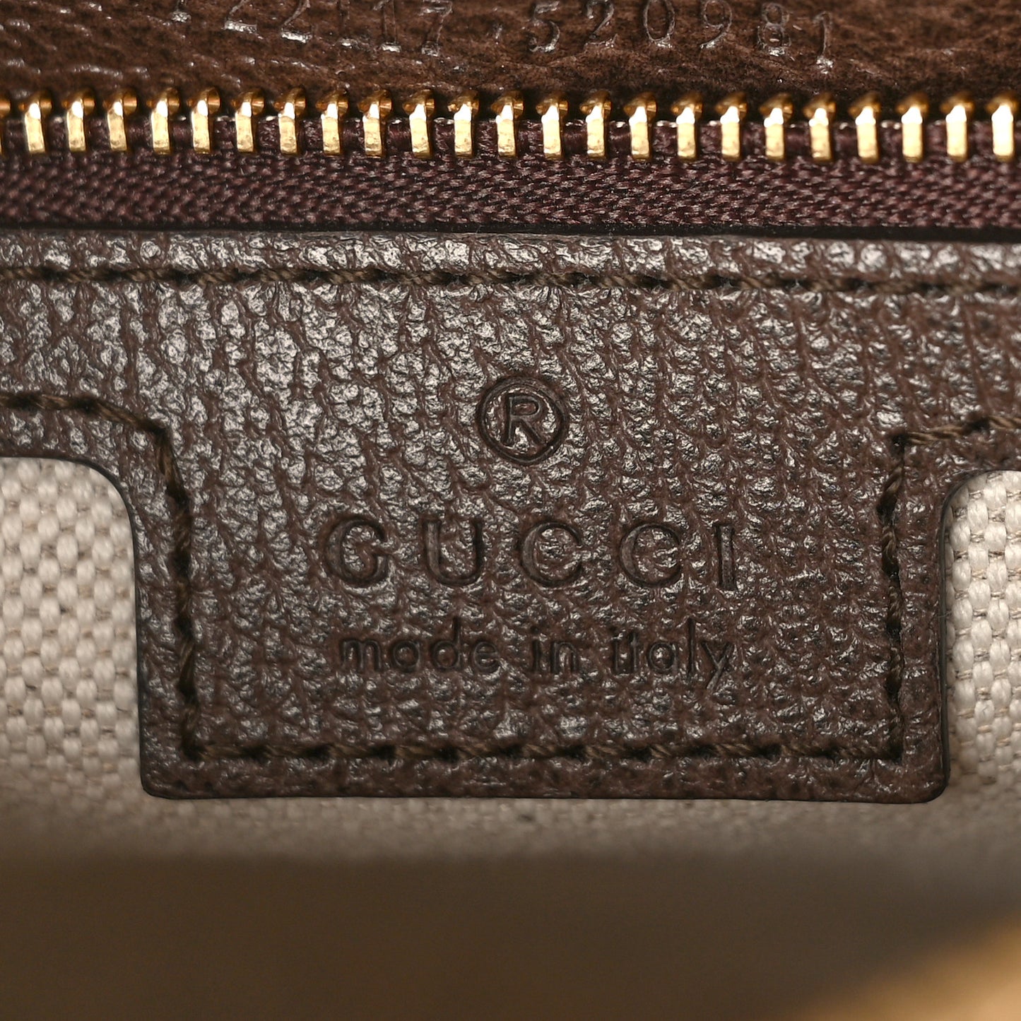 GG Supreme Monogram Textured Dollar Calfskin Web Studded Mini Ophidia Flap Shoulder Bag Beige Ebony New Acero