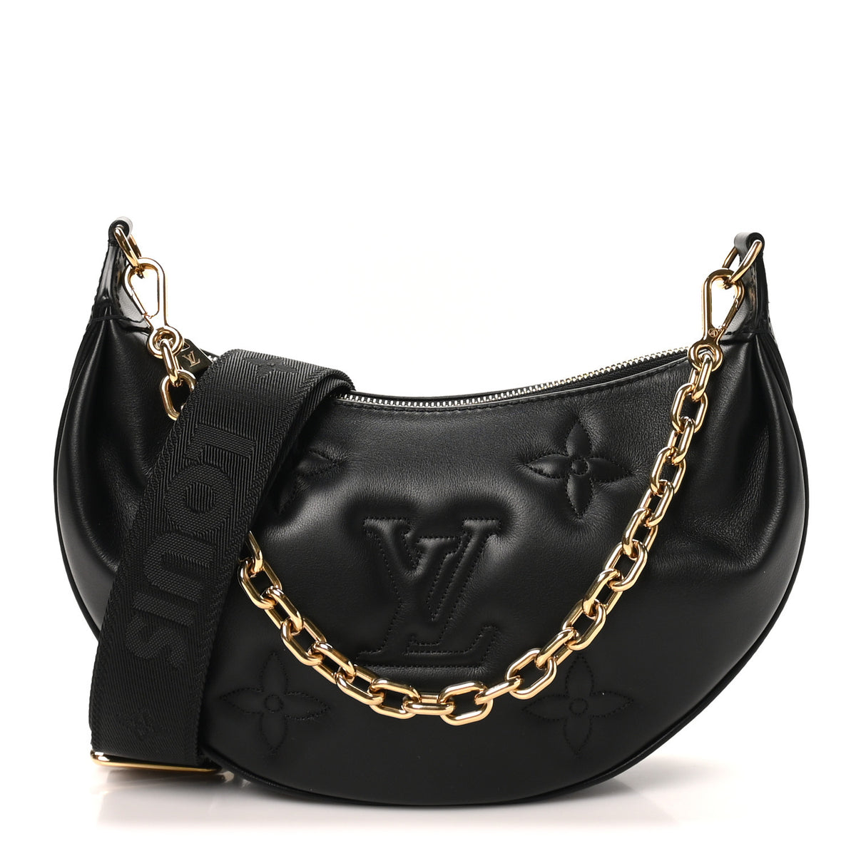 Calfskin Bubblegram Over The Moon Black