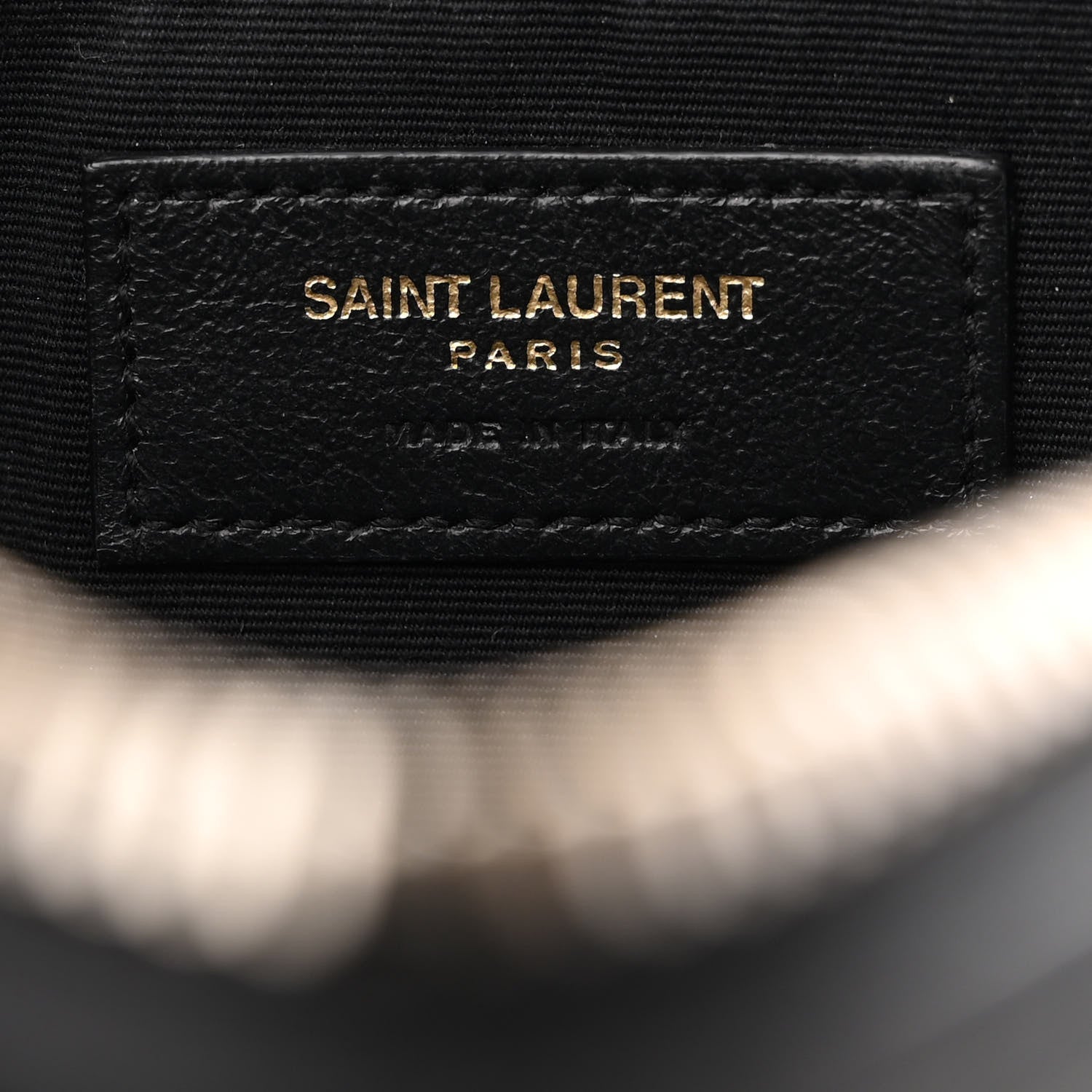 Saint Laurent Calfskin Matelasse Monogram Lou Camera Bag Black 6 of 11