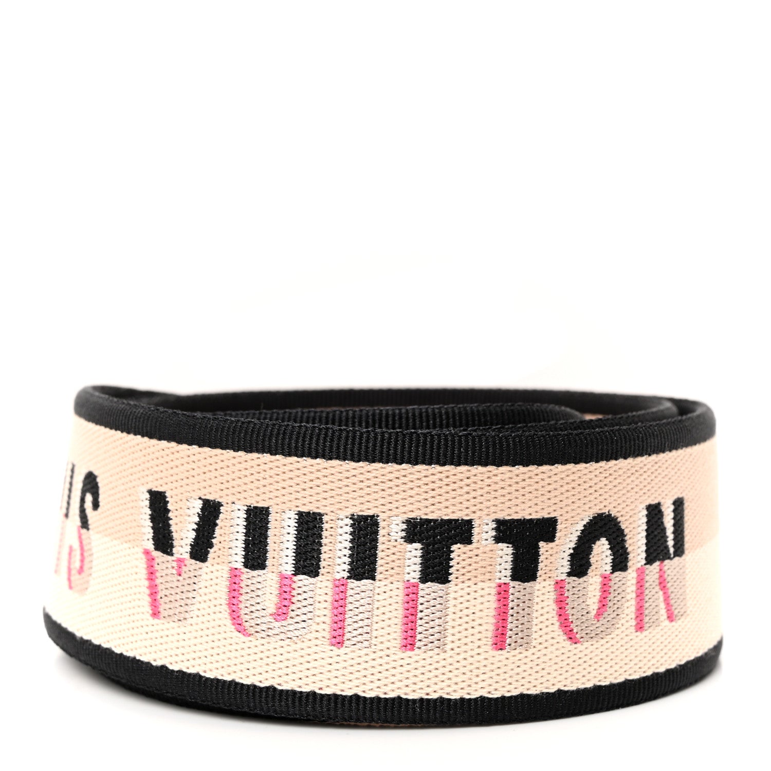 Louis Vuitton Jacquard Speedy Bandouliere 20 Shoulder Strap Black 2 of 4