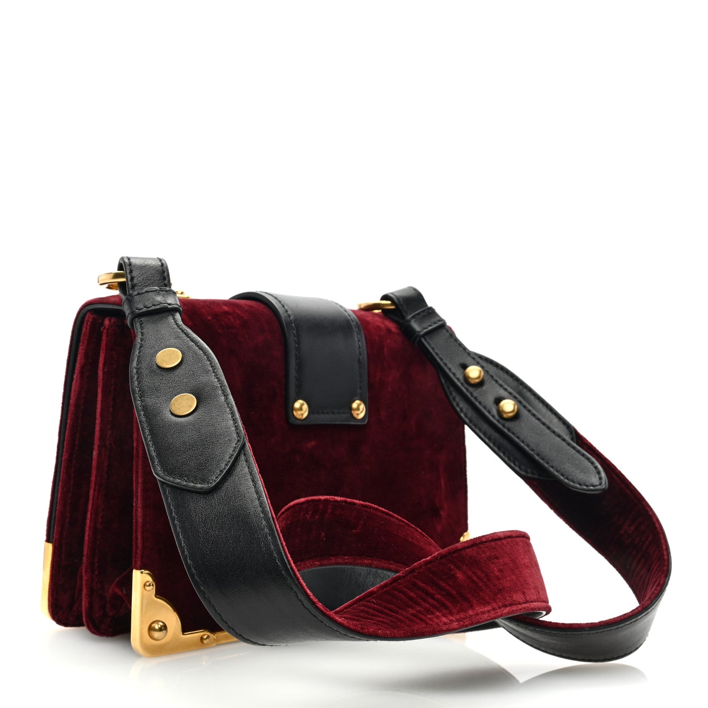 Velvet City Calfskin Cahier Bag Ribes Black