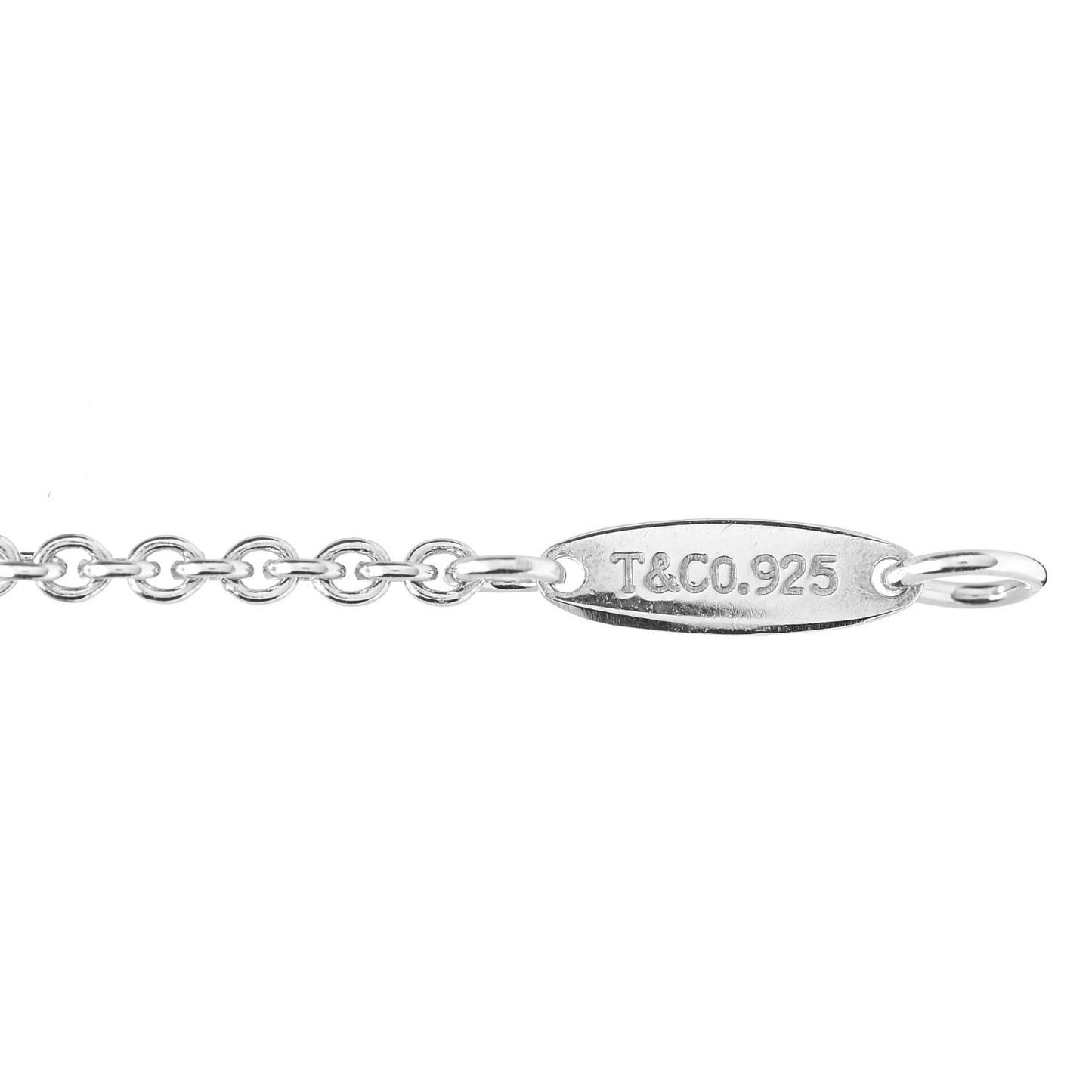 Sterling Silver Elsa Peretti Five Station Teardrop Bracelet