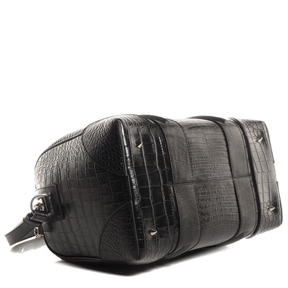 Givenchy Calfskin Crocodile Embossed Medium Lucrezia Black 4 of 8