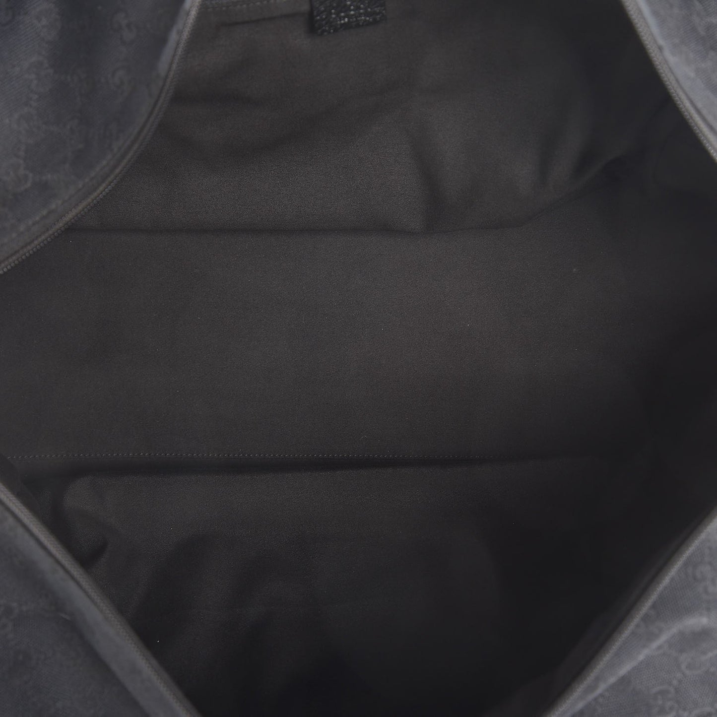GG Monogram Web Large Collapsible Carry On Duffle Bag Black