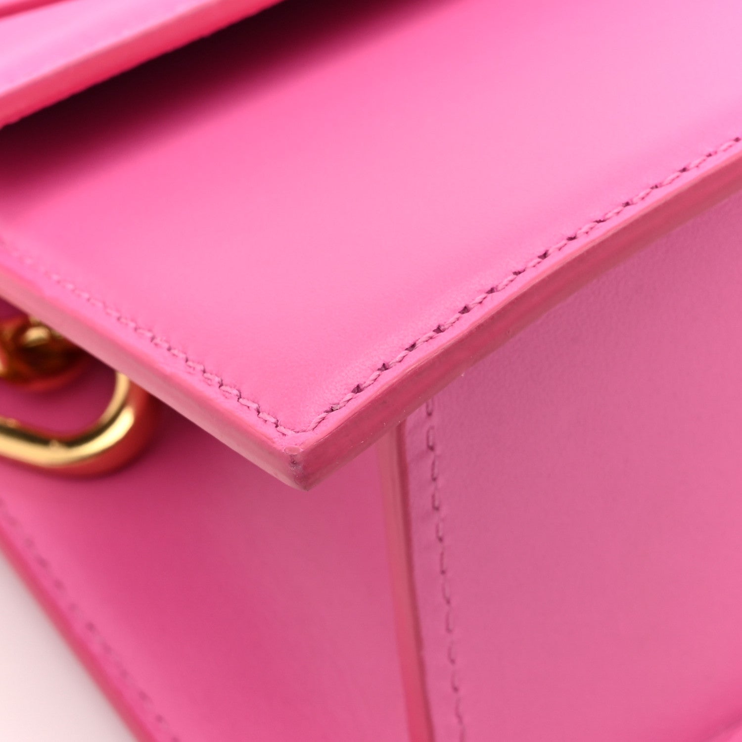Jacquemus Smooth Calfskin Le Chiquito Moyen Neon Pink 13 of 16