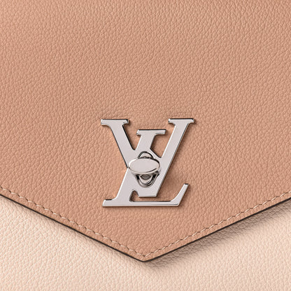 Louis Vuitton Soft Calfskin Mylockme Chain Bag BB Papyrus Creme 8 of 10