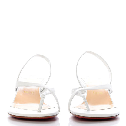 Christian Louboutin Kid Taralita 55 Thong Sandals 40.5 White 2 of 9