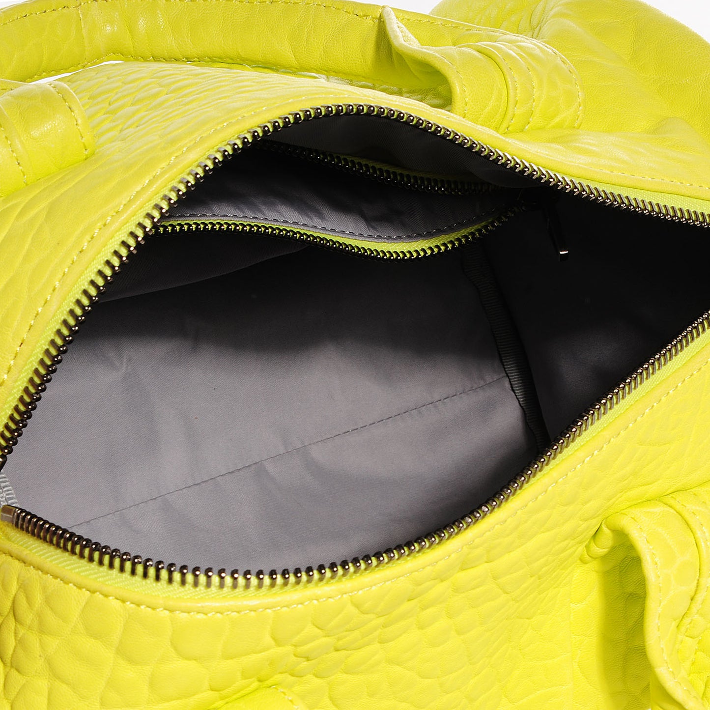 Pebbled Lambskin Rocco Acid with Black Nickel Hardware