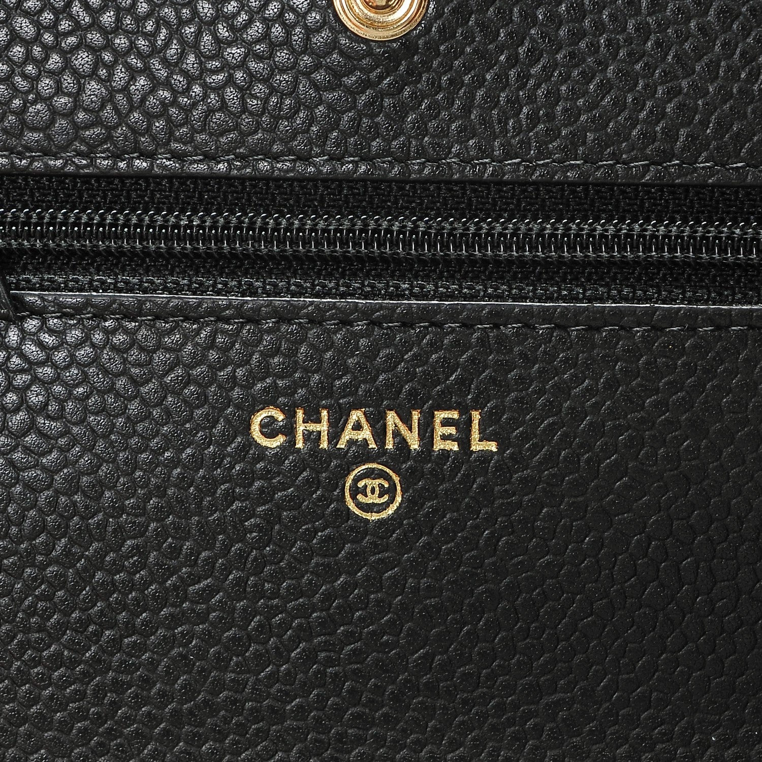 Chanel Caviar Quilted Wallet On Chain WOC Black 6 of 8
