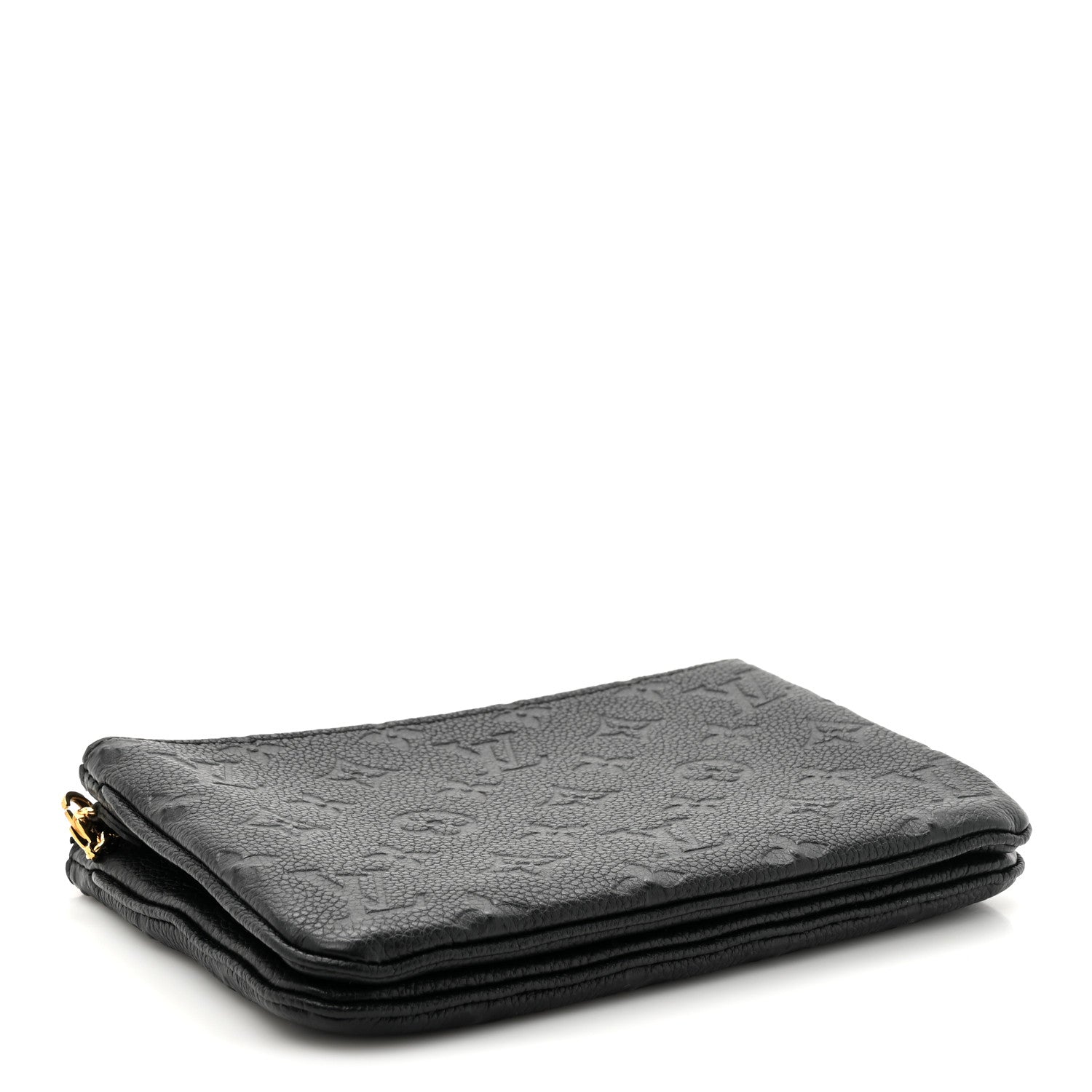Louis Vuitton Empreinte Double Zip Pochette Black 4 of 10