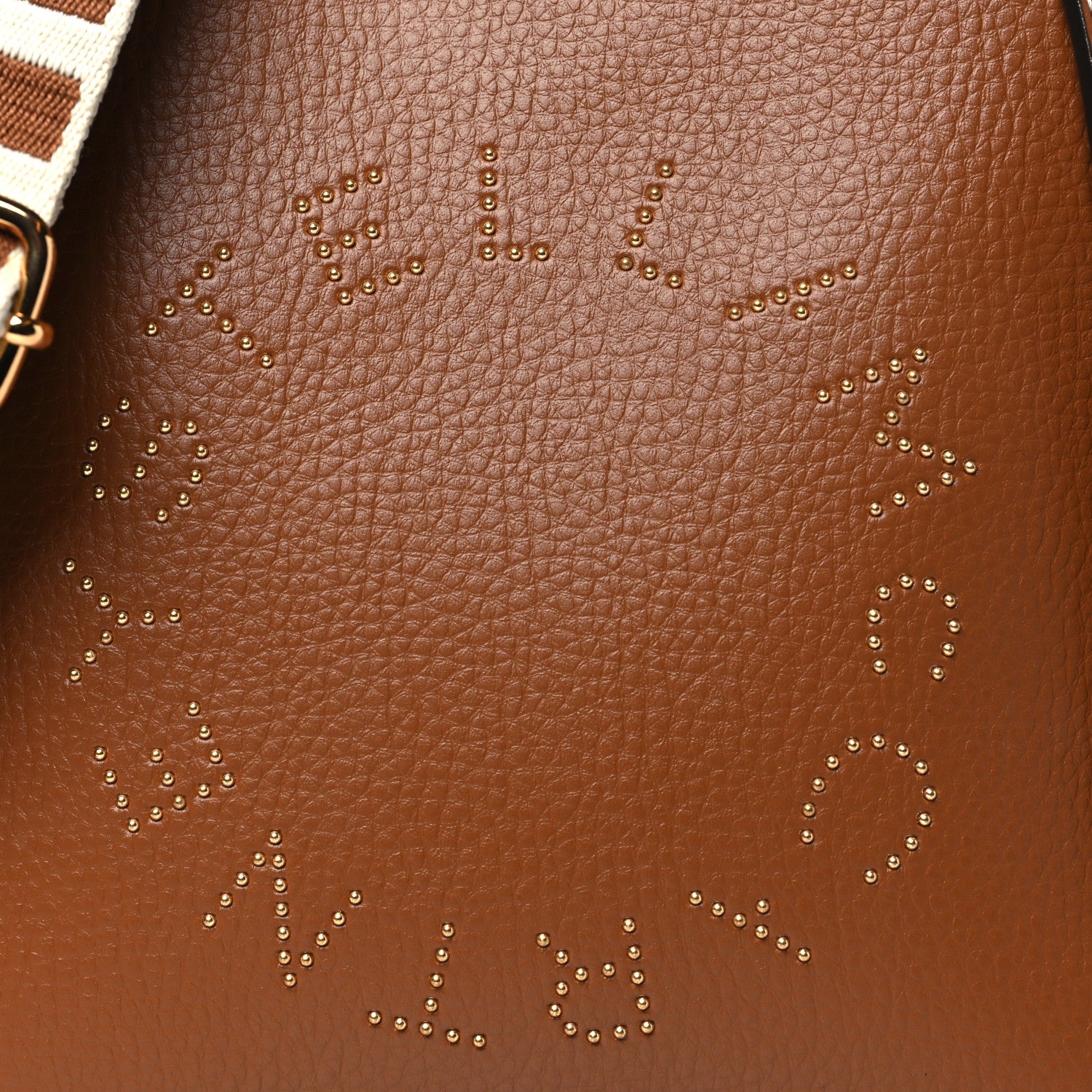 Stella McCartney Grainy Alter Mat Studded Logo Mini Crossbody Pecan 8 of 10