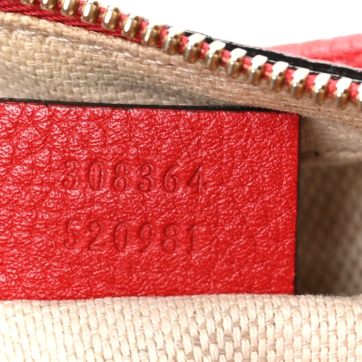 Gucci Pebbled Calfskin Small Soho Disco Bag Vibrant Red 7 of 11