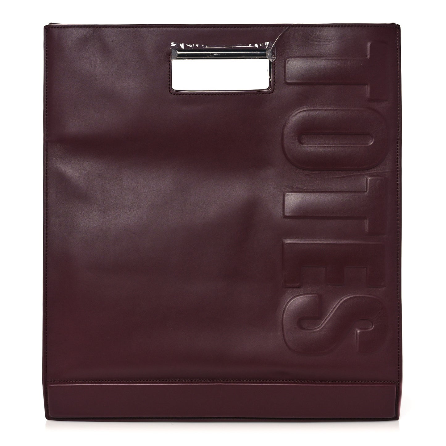 Calfskin Totes Amaze Tote Bordeaux