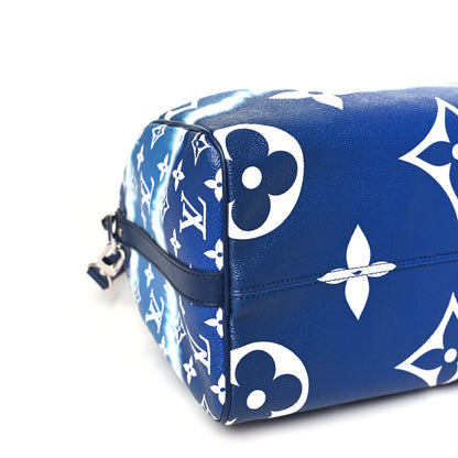 Louis Vuitton Monogram Escale Speedy Bandouliere 30 Blue 8 of 9