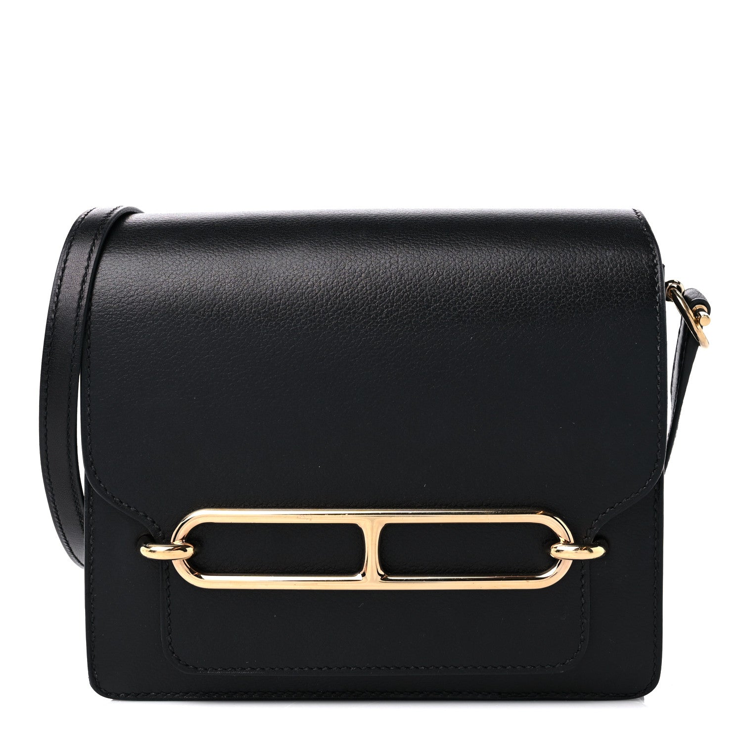 Hermes Swift Mini Sac Roulis Black 1 of 11