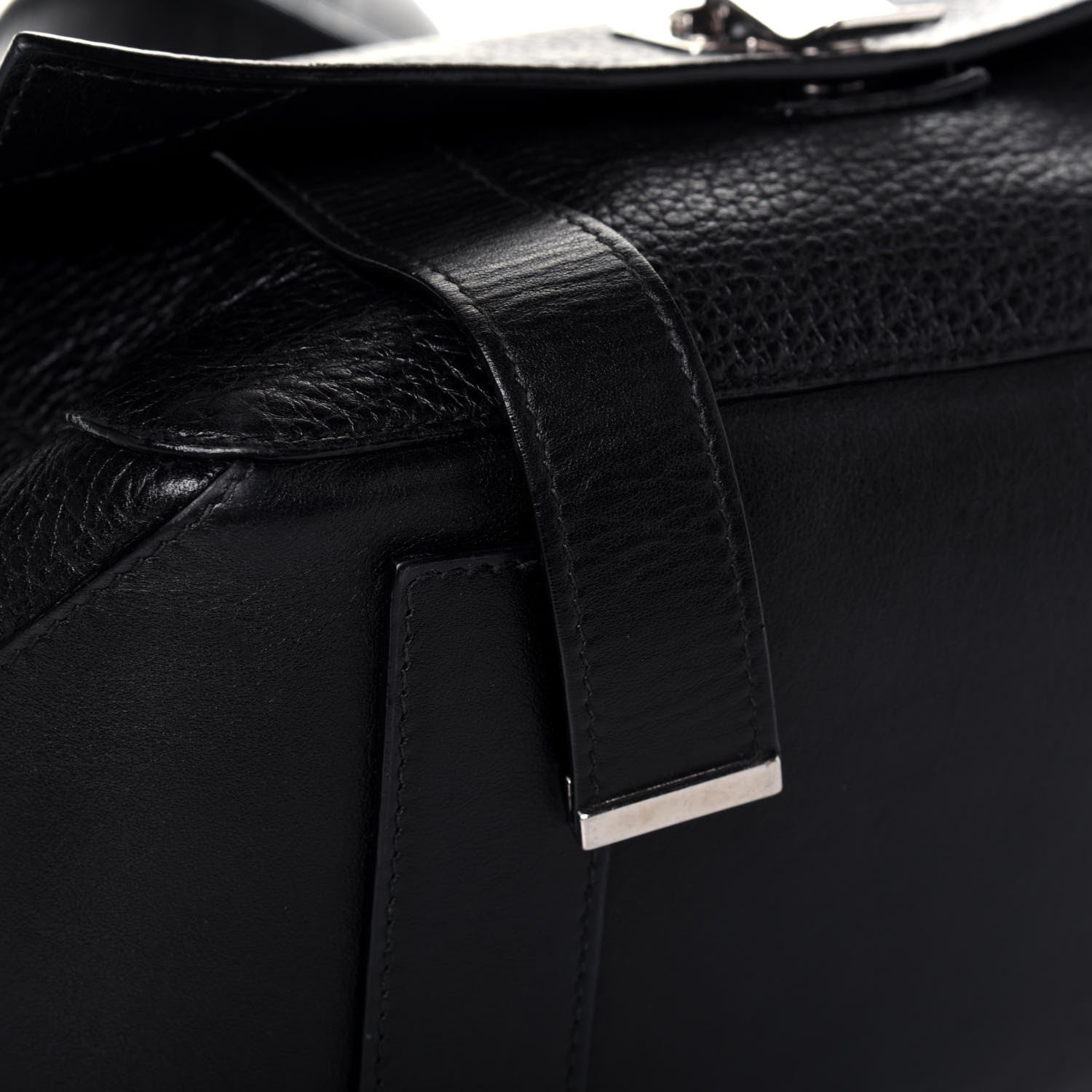 Proenza Schouler Pebbled Calfskin Small PS Courier Backpack Black 11 of 19