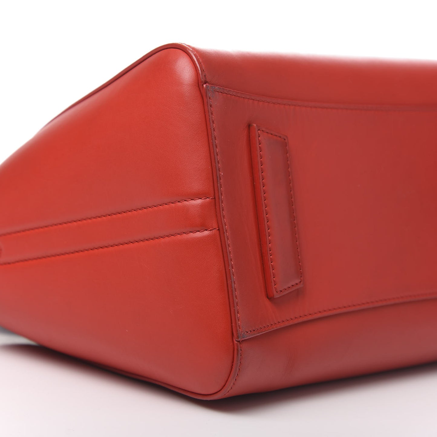 Smooth Calfskin Small Bi-Color Antigona Red Black
