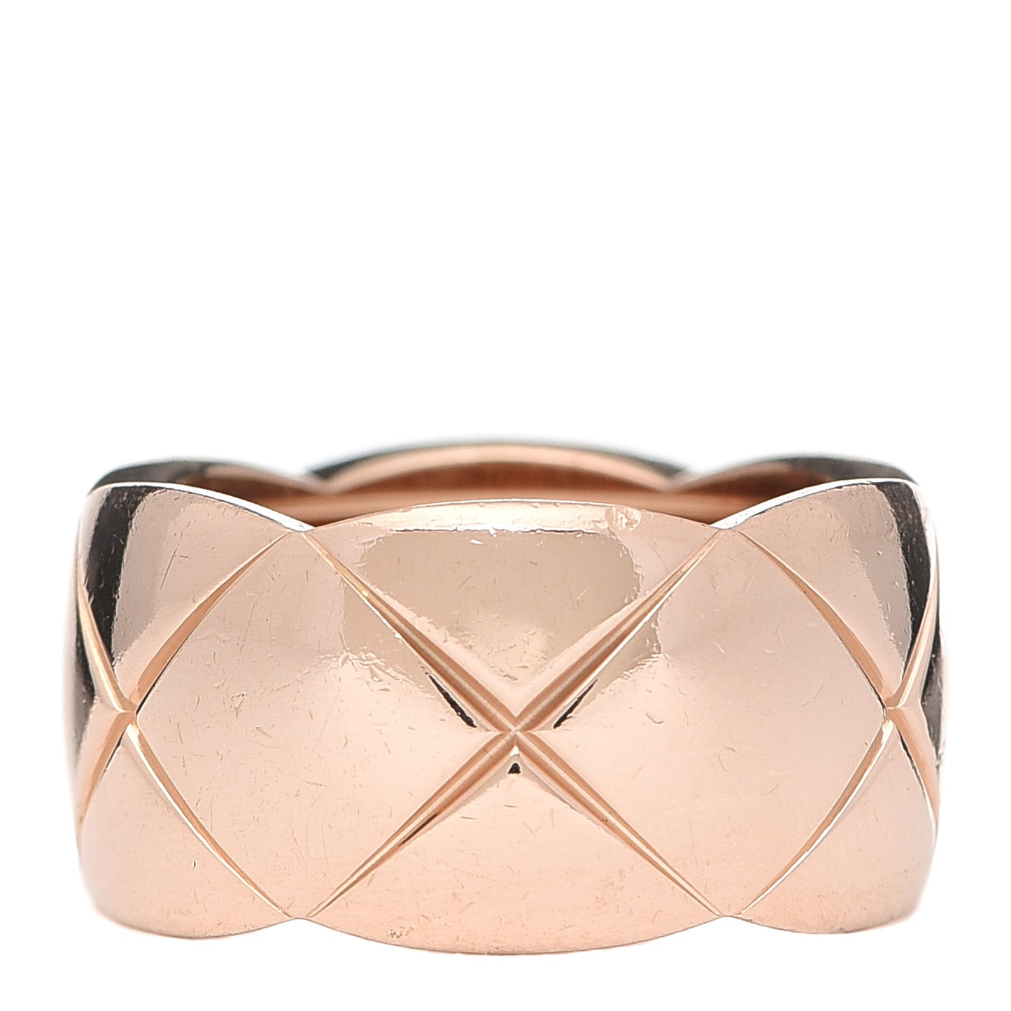 18K Beige Gold Large Coco Crush Ring 53 6.25