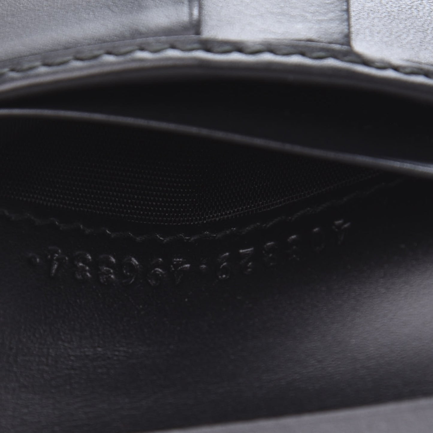 Guccissima Signature Web New Web Bi-Fold ID Wallet Black
