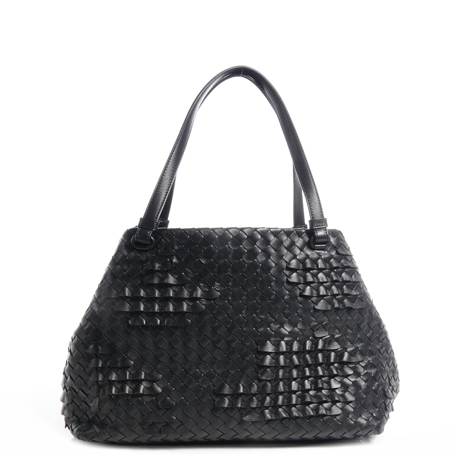 Bottega Veneta Nappa Intrecciato Small Minionde Tote Nero Black 1 of 8