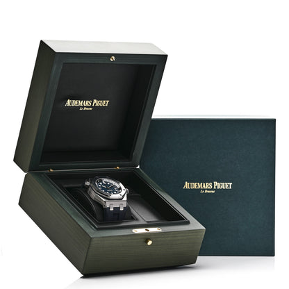 Audemars Piguet Stainless Steel Rubber 42mm Royal Oak Offshore Diver Automatic Watch Blue 15720ST.OO.A027CA.01 5 of 5