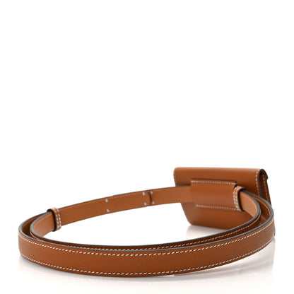 Hermes Epsom Kelly Pocket Belt Gold 2 of 6