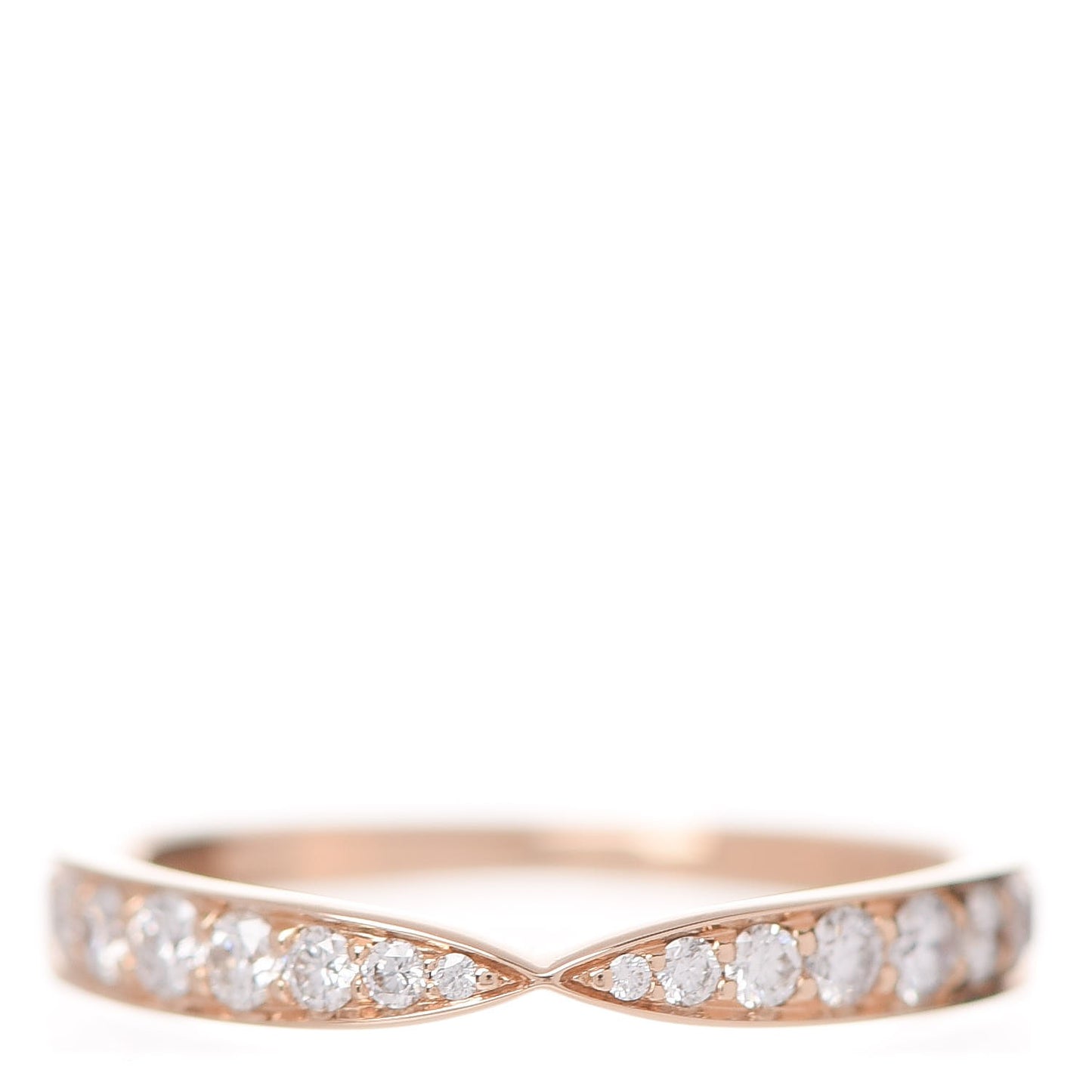 18K Rose Gold Diamond Harmony Ring 46 3.5