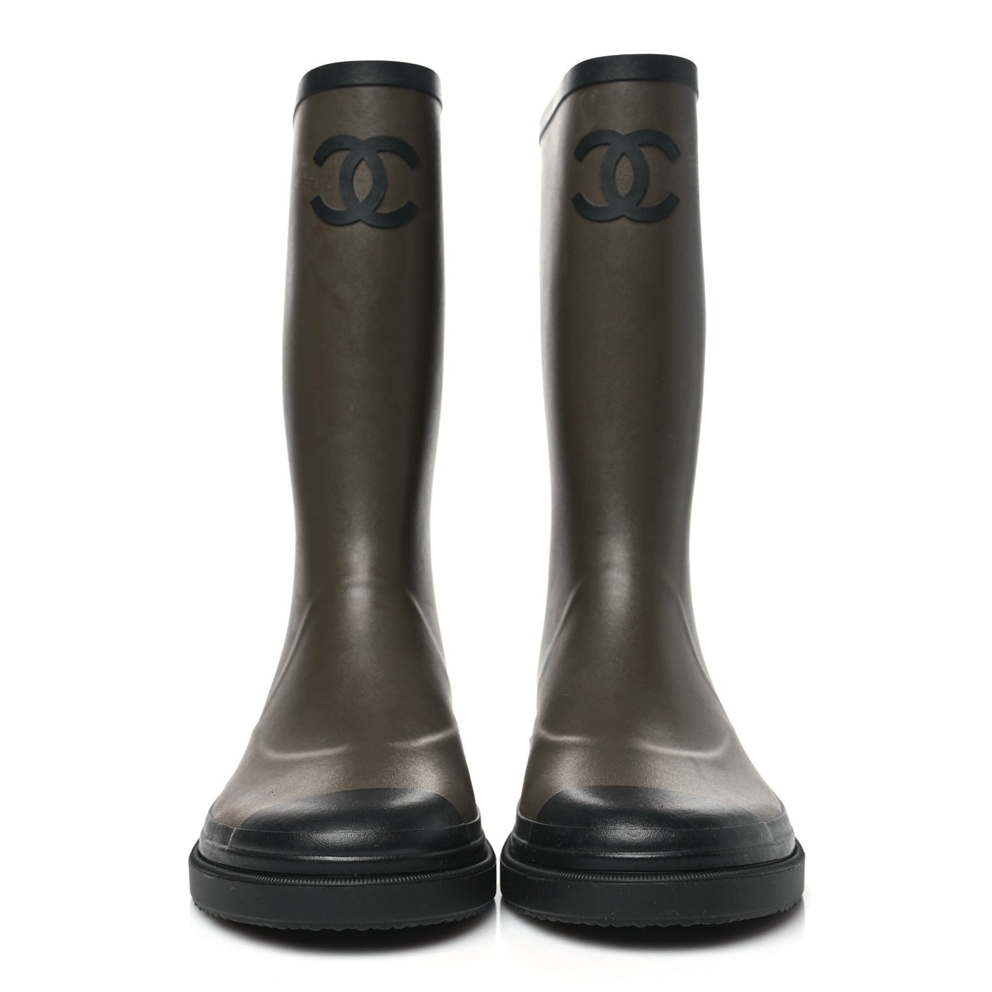 Caoutchouk CC High Boots 41 Khaki Black