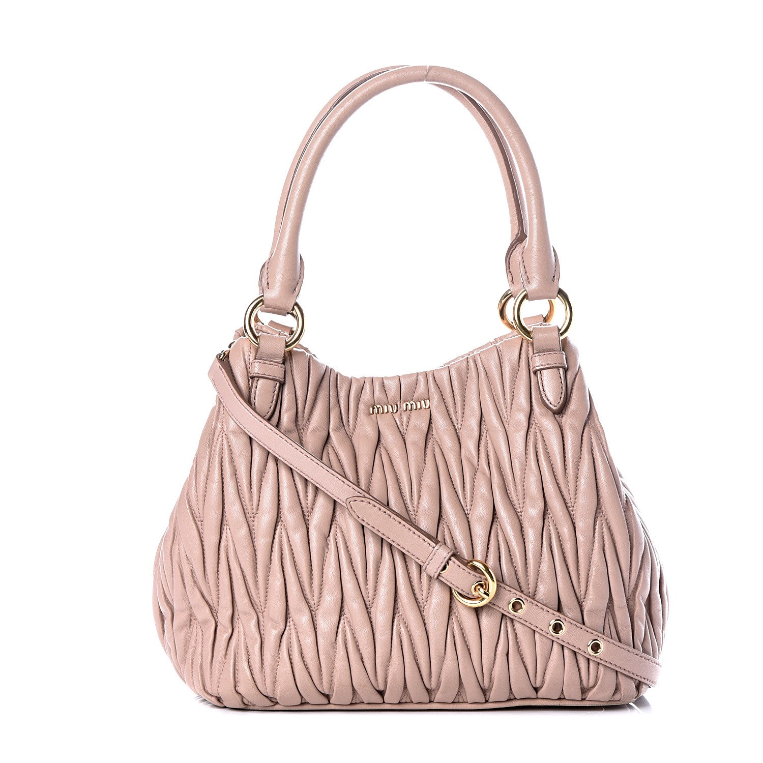 Miu Miu Nappa Matelasse Tote Cammeo 1 of 16