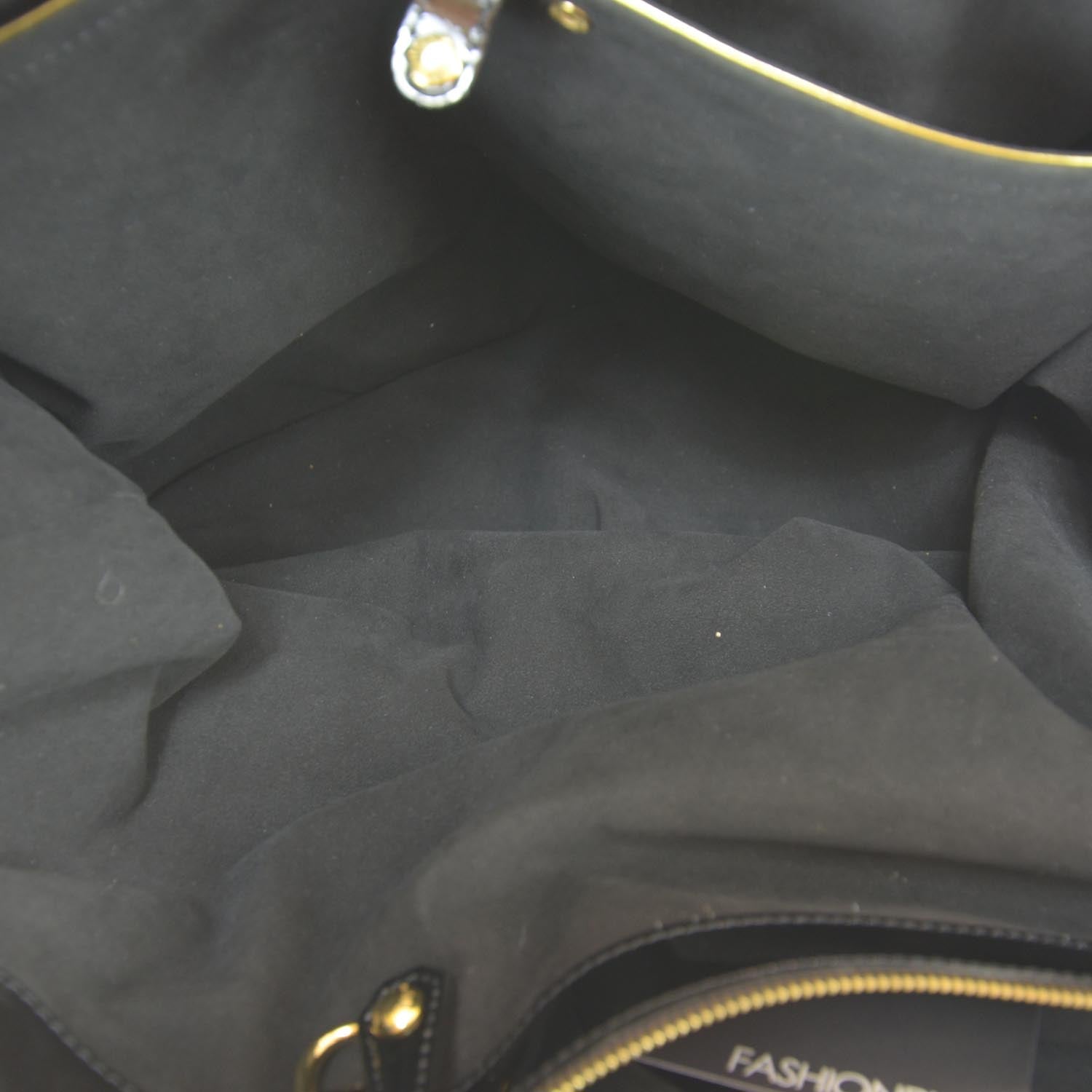 Louis Vuitton Monogram Leopard Pleated Steamer Bag 9 of 10