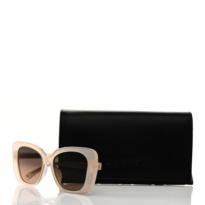 Chanel Acetate Rectangle Sunglasses 5504 Beige 7 of 7