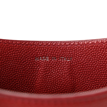 Chanel Iridescent Caviar iPad Case Crossbody Red 6 of 11