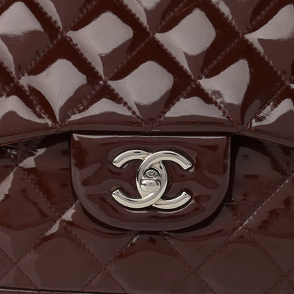 Chanel Patent Jumbo Single Flap Bordeaux 7 of 12