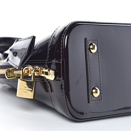 Louis Vuitton Vernis Alma BB Amarante 8 of 10