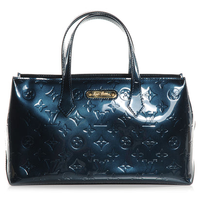 Louis Vuitton Vernis Wilshire PM Blue Nuit 1 of 7