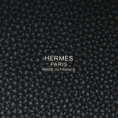 Hermes Taurillon Clemence Picotin Lock 22 MM Black 6 of 11