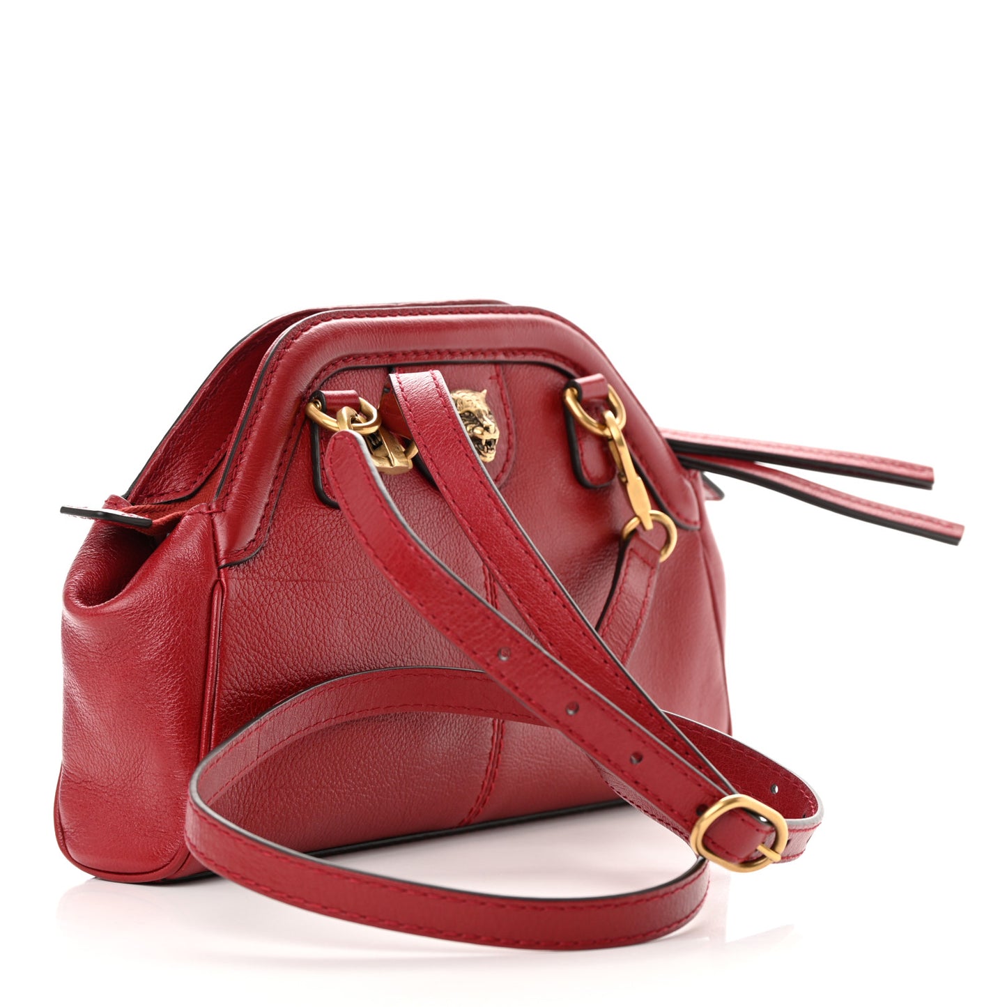 Piuma Lux Calfskin Small Re(Belle) Crossbody Bag Romantic Cerise