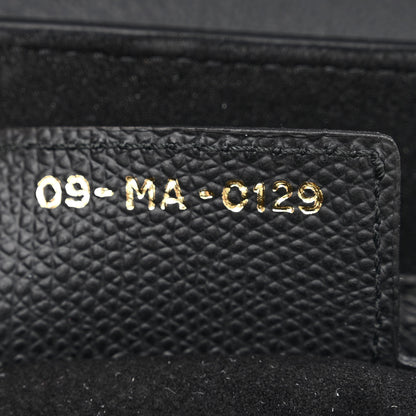 Christian Dior Grained Calfskin Saddle Bag Black 7 of 10