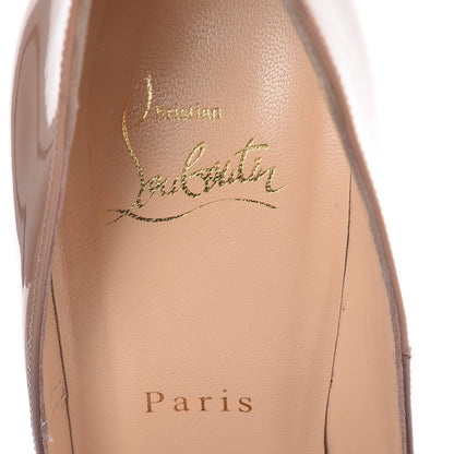 Christian Louboutin Patent Degrade So Kate 120 Pumps 37 Black Nude 9 of 10