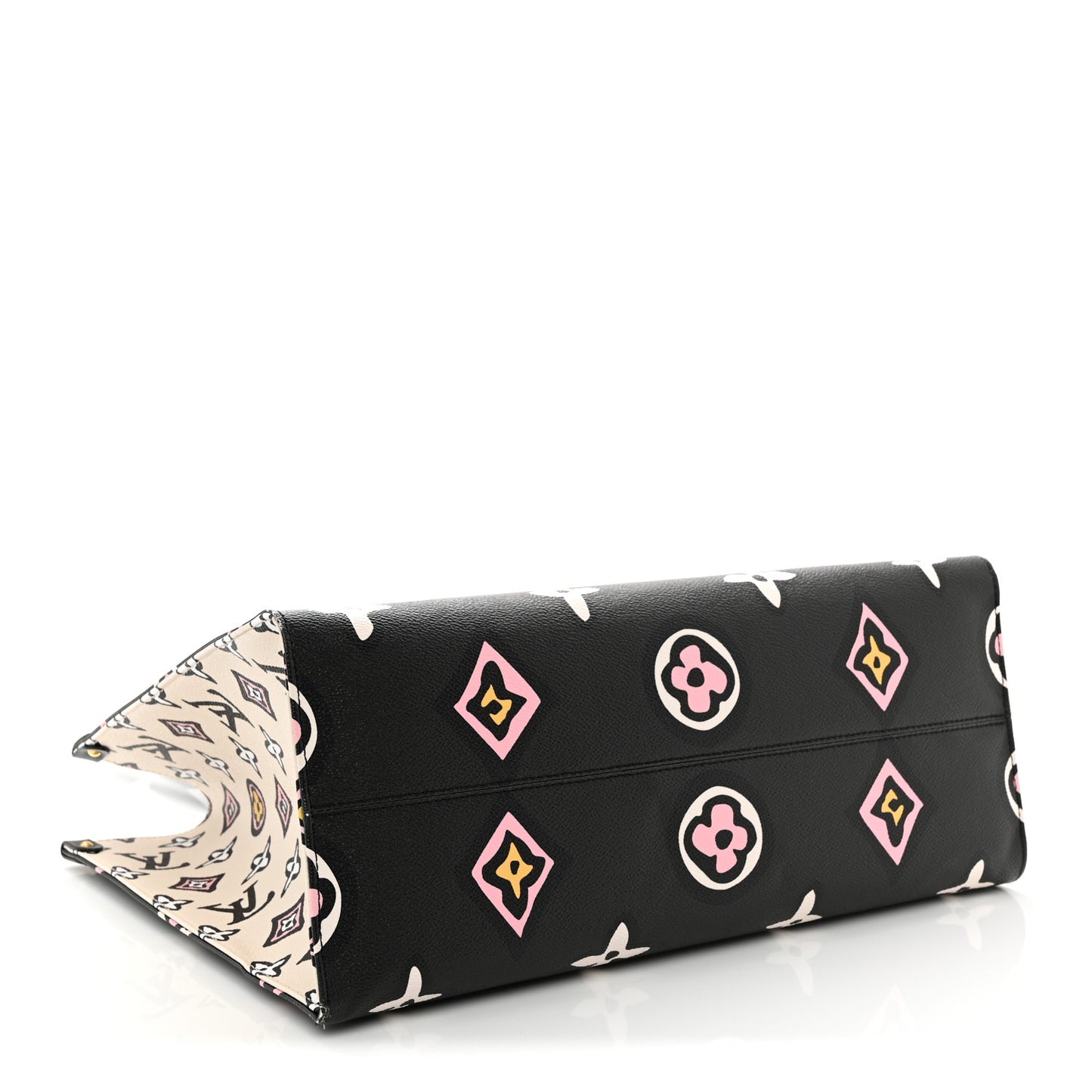 Monogram Giant Wild At Heart Onthego GM Black