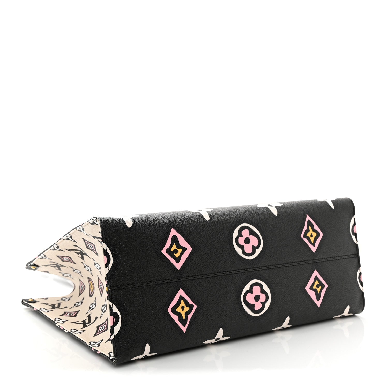 Louis Vuitton Monogram Giant Wild At Heart Onthego GM Black 4 of 13