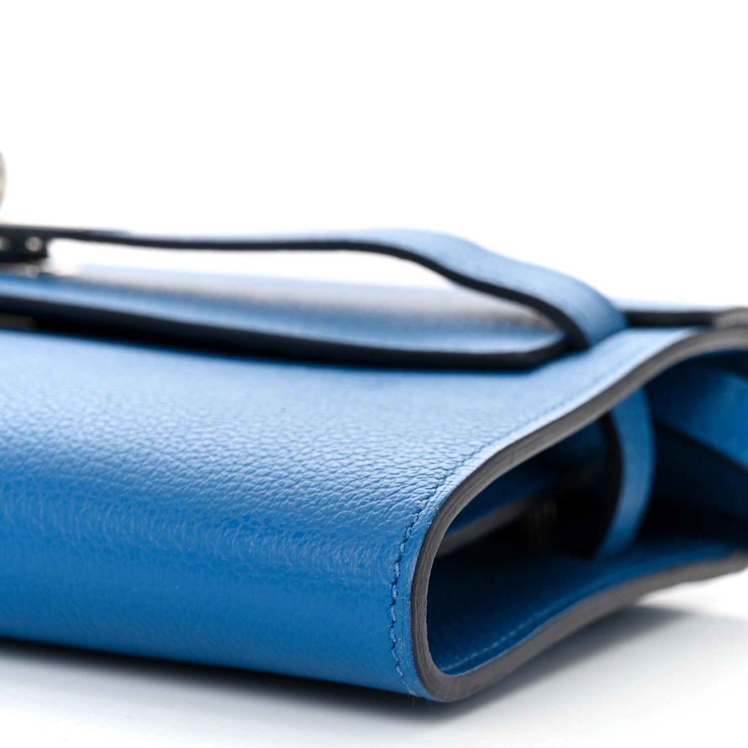 Hermes Evercolor Kelly To Go Wallet Bleu France 9 of 10