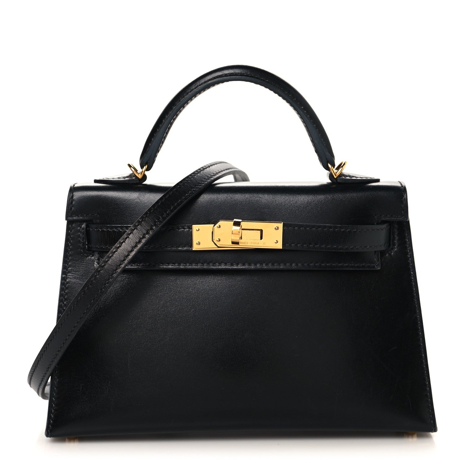 Hermes Box Mini Kelly Sellier 20 Black 1 of 10